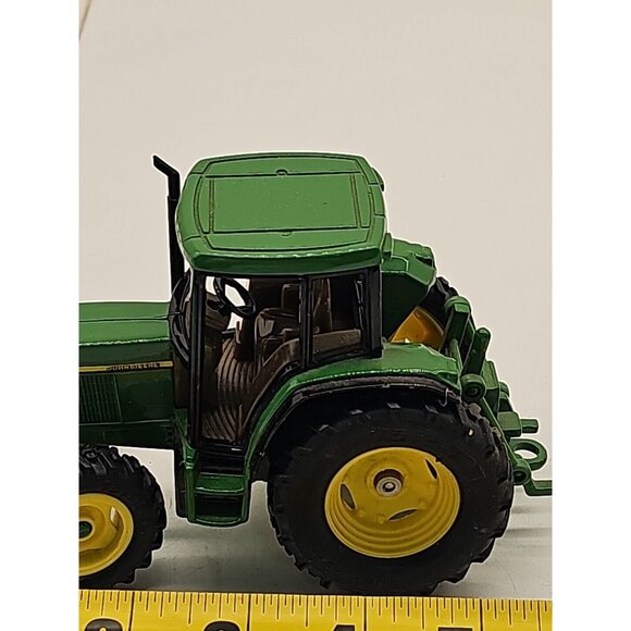 John Deere Ertl Tractor 6" Toy 6410 And Baler 590 Die cast Metal  Excellent - Picture 4 of 11